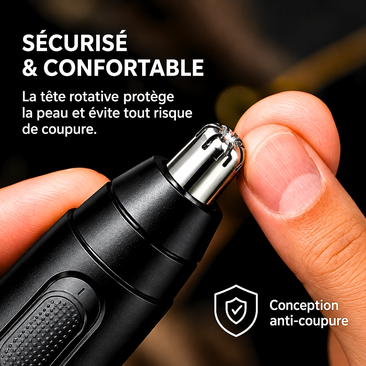 Tondeuse poils de nez pour hommes