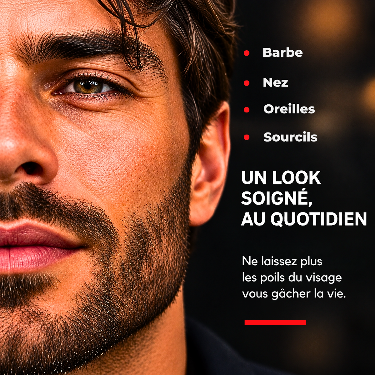 Tondeuse poils de nez pour hommes